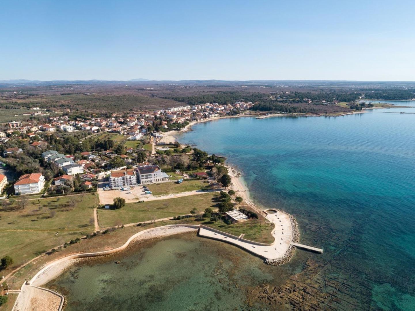Apartments Zambratija With Sea View Buitenkant foto